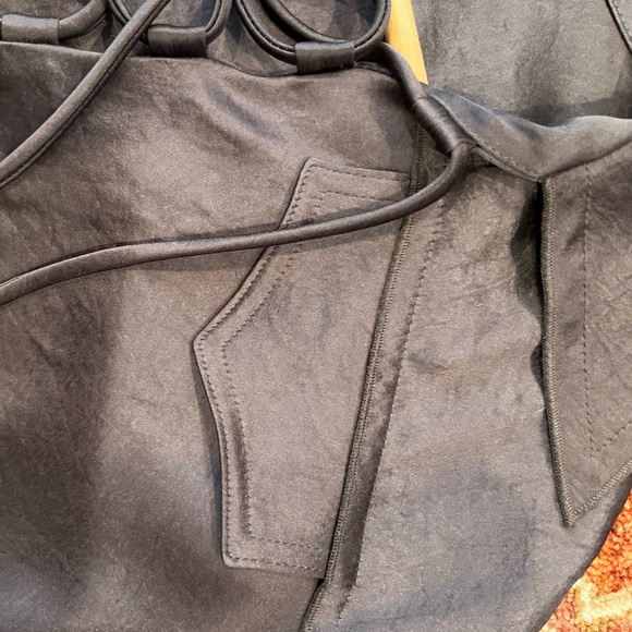 NANUSHKA Pantha saltin dress sz L espresso - Picture 10 of 12